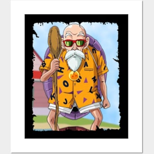 MASTER ROSHI MERCH VTG Posters and Art